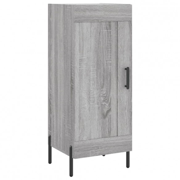 Buffet haut Sonoma gris 34,5x34x180 cm Bois d'ingénierie