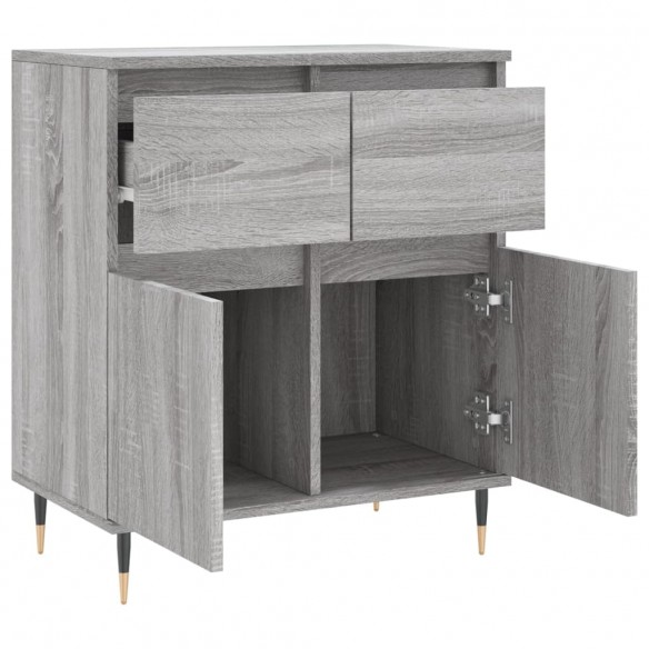 Buffet Sonoma gris 60x35x70 cm Bois d'ingénierie