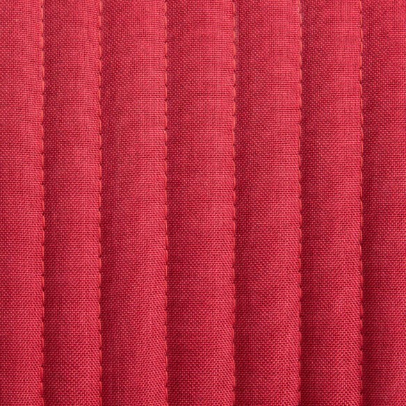 Chaises à manger lot de 2 rouge bordeaux tissu