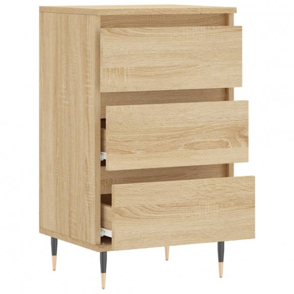 Buffet chêne sonoma 40x35x70 cm bois d'ingénierie