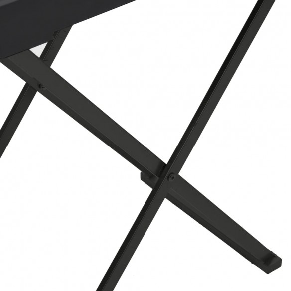 Table pliable Noir 48x34x61 cm MDF