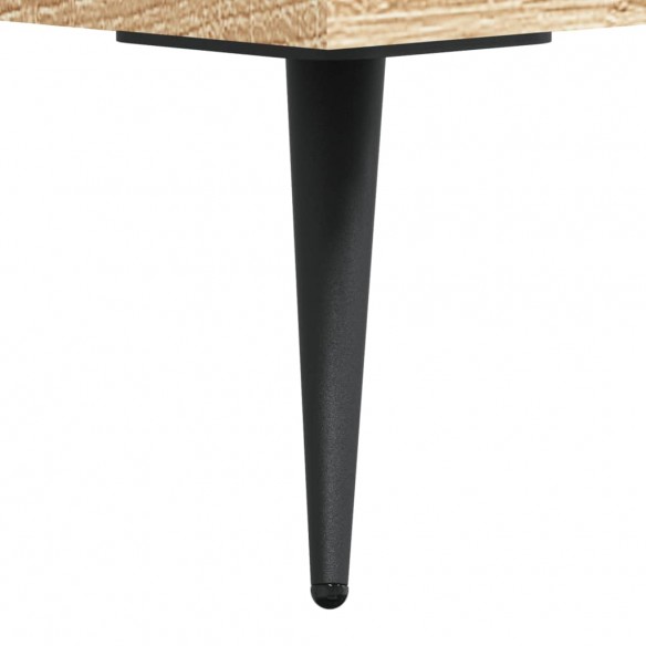 Table de chevet chêne sonoma 40x40x66 cm bois d'ingénierie
