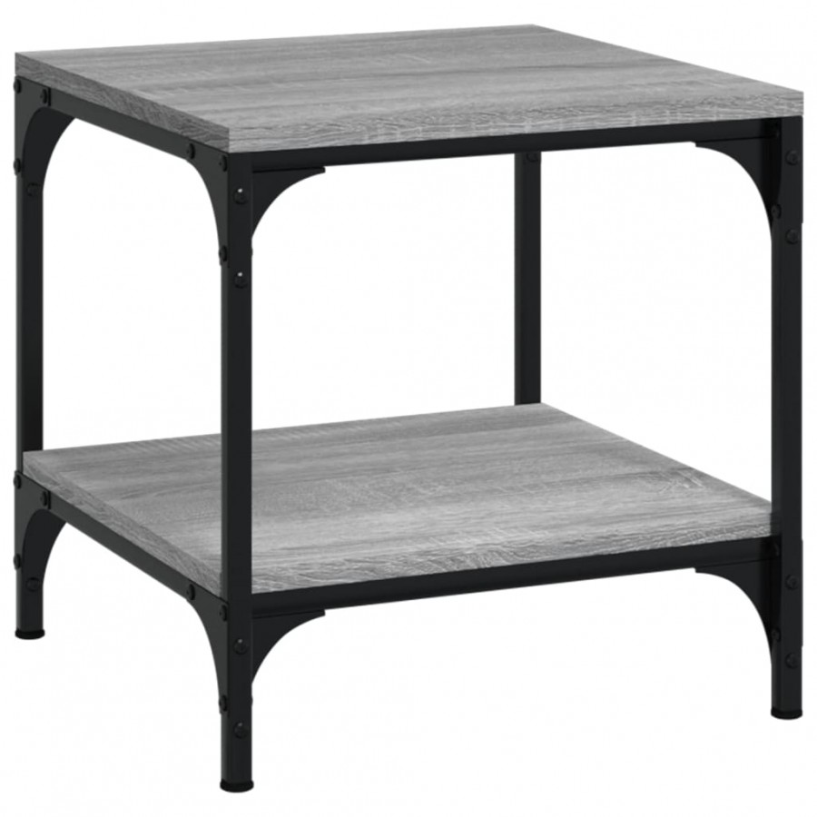 Tables d'appoint 2pcs Sonoma gris 40x40x40 cm 