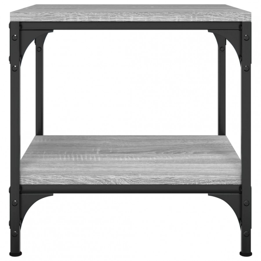 Tables d'appoint 2pcs Sonoma gris 40x40x40 cm 
