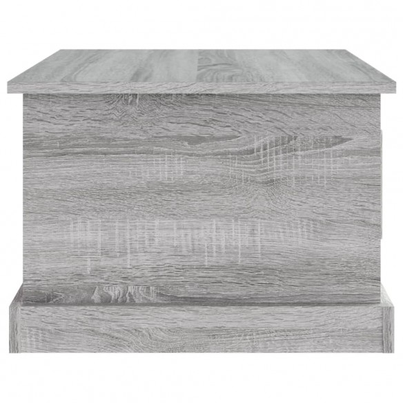 Table basse Sonoma gris 50x50x35 cm Bois d'ingénierie
