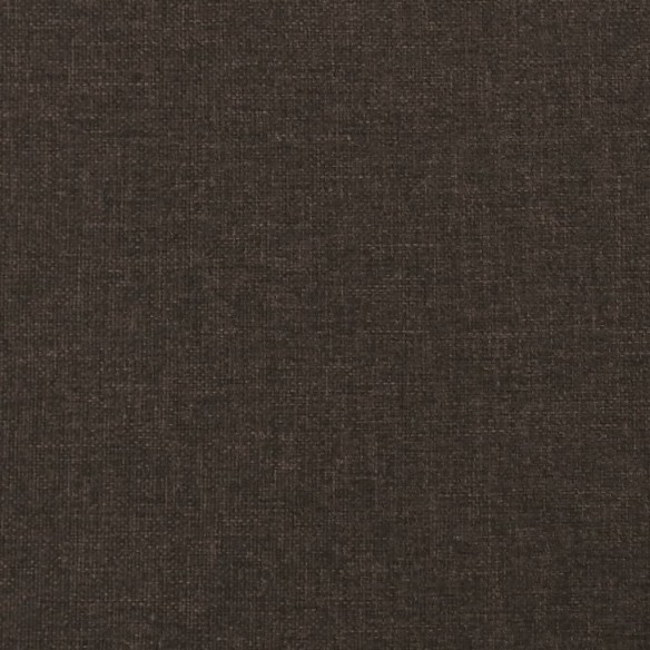 Repose-pied Marron foncé 78x56x32 cm Tissu