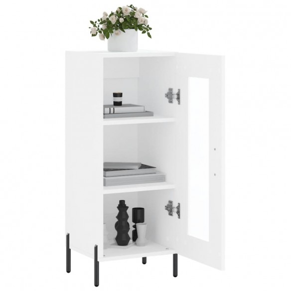 Buffet blanc 34,5x34x90 cm bois d'ingénierie