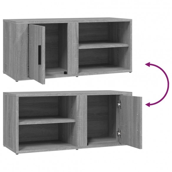 Meubles TV 2 pcs Sonoma gris 80x31,5x36 cm Bois d'ingénierie