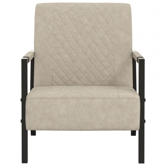 Fauteuil Gris clair Similicuir