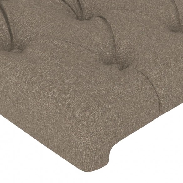 Tête de lit Taupe 80x7x78/88 cm Tissu