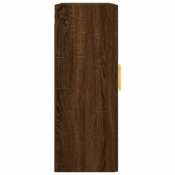 Armoire murale chêne marron 69,5x34x90 cm