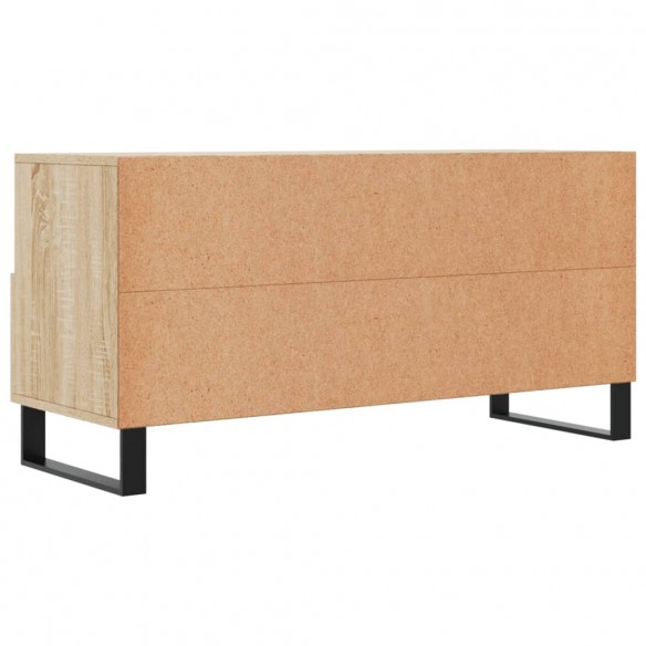 Meuble TV chêne sonoma 102x36x50 cm bois d'ingénierie