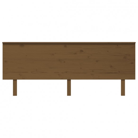 Tête de lit Marron miel 204x6x82,5 cm Bois massif de pin