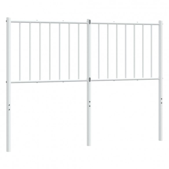 Tête de lit métal blanc 120 cm