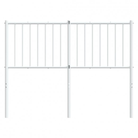 Tête de lit métal blanc 120 cm