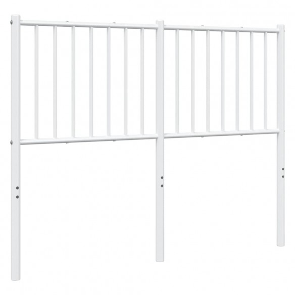 Tête de lit métal blanc 120 cm