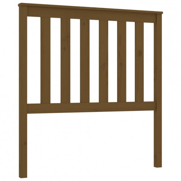 Tête de lit Marron miel 96x6x101 cm Bois massif de pin