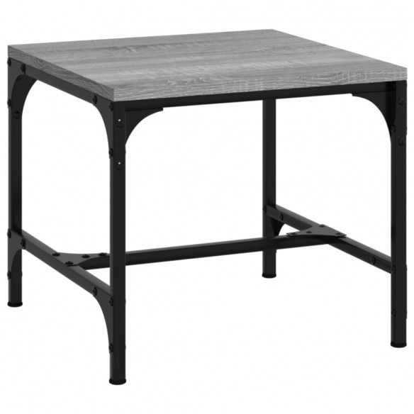 Table basse Sonoma gris 50x50x35 cm Bois d'ingénierie
