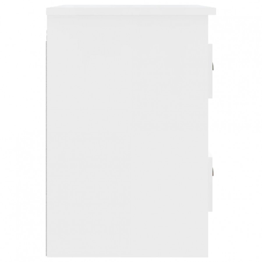 Tables de chevet murales 2 pcs blanc 41,5x36x53 cm