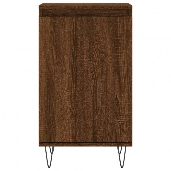 Buffet chêne marron 40x35x70 cm bois d'ingénierie