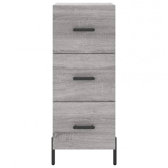 Buffet haut Sonoma gris 34,5x34x180 cm Bois d'ingénierie