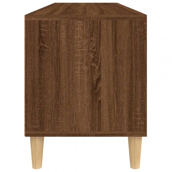 Meuble TV chêne marron 100x34,5x44,5 cm bois d'ingénierie