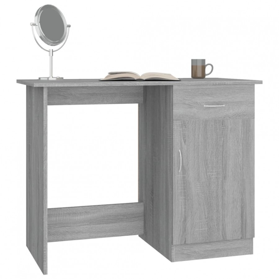 Bureau Sonoma gris 100x50x76 cm 