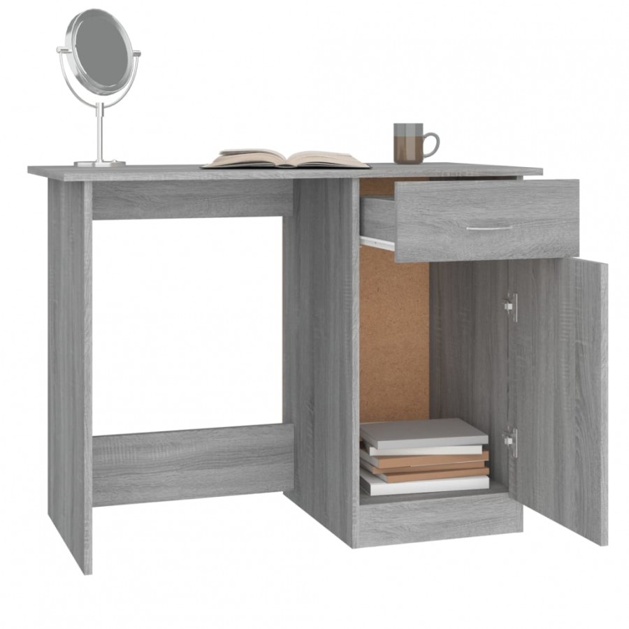 Bureau Sonoma gris 100x50x76 cm 