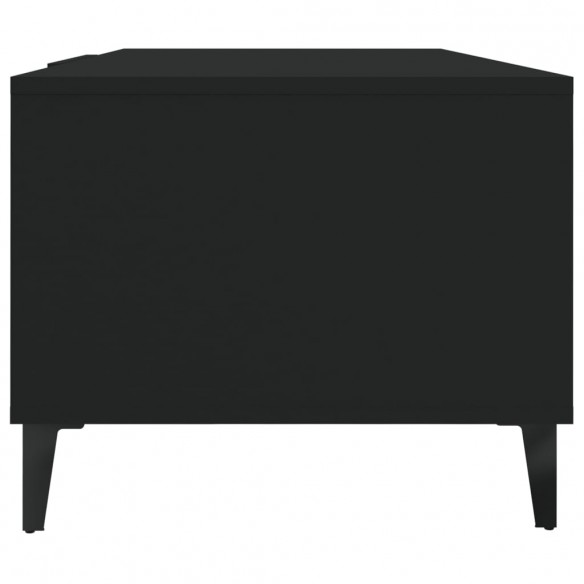 Table basse Noir 102x50x40 cm Bois d'ingénierie