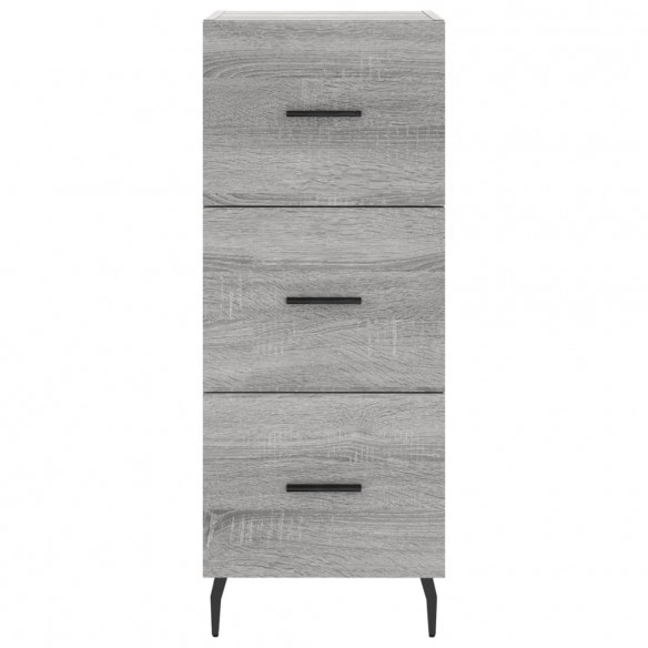 Buffet Sonoma gris 34,5x34x90 cm Bois d'ingénierie