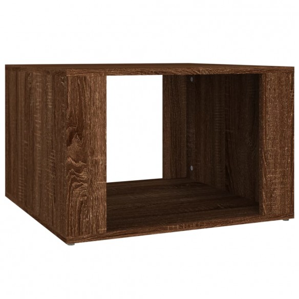 Table de chevet Chêne marron 57x55x36 cm Bois d'ingénierie