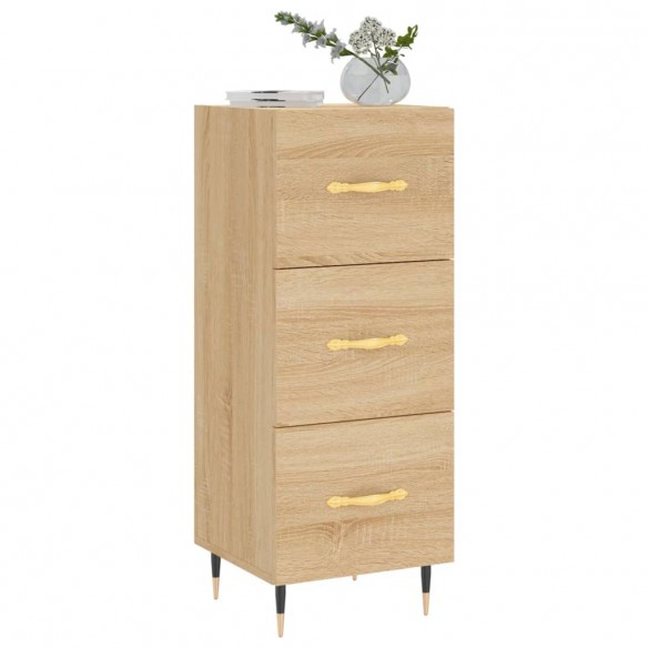 Buffet Chêne sonoma 34,5x34x90 cm Bois d'ingénierie