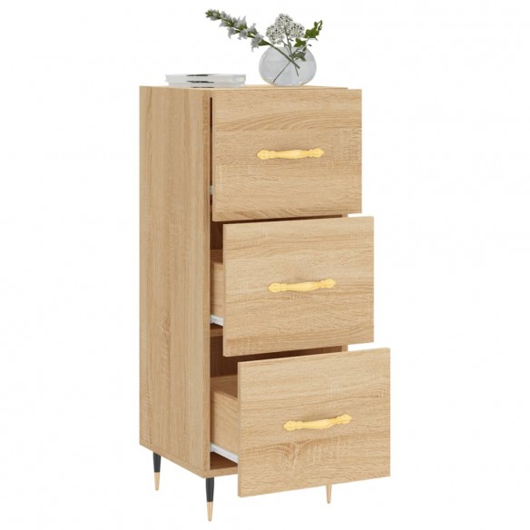 Buffet Chêne sonoma 34,5x34x90 cm Bois d'ingénierie