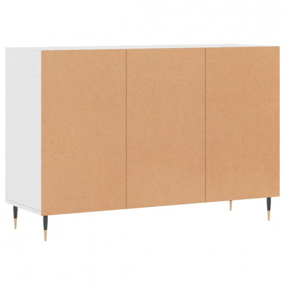 Buffet blanc 103,5x35x70 cm bois d'ingénierie