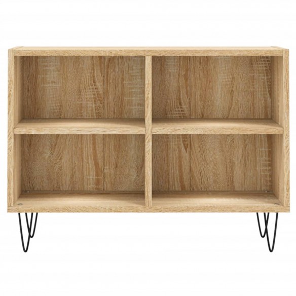 Meuble TV chêne sonoma 69,5 x 30 x 50 cm bois d'ingénierie