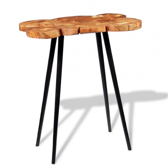 Table de bar Bois d'acacia massif 90 x 60 x 110 cm