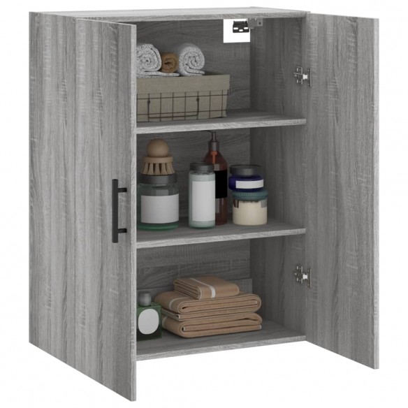 Armoire murale sonoma gris 69,5x34x90 cm