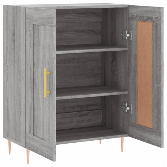 Buffet sonoma gris 69,5x34x90 cm bois d'ingénierie