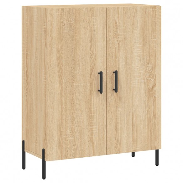 Buffet haut Chêne sonoma 69,5x34x180 cm Bois d'ingénierie