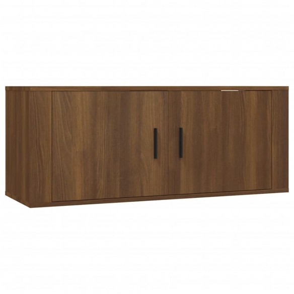 Ensemble de meubles TV 5 pcs Chêne marron Bois d'ingénierie