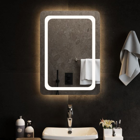Miroir de salle de bain à LED 50x70 cm