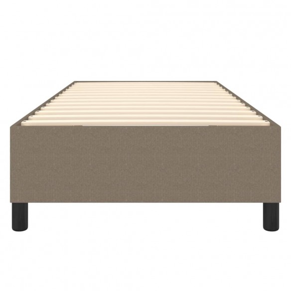 Cadre de lit Taupe 100x200 cm Tissu