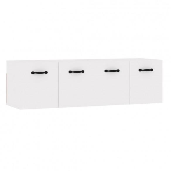 Armoires murales 2 pcs Blanc brillant 80x36,5x35 cm