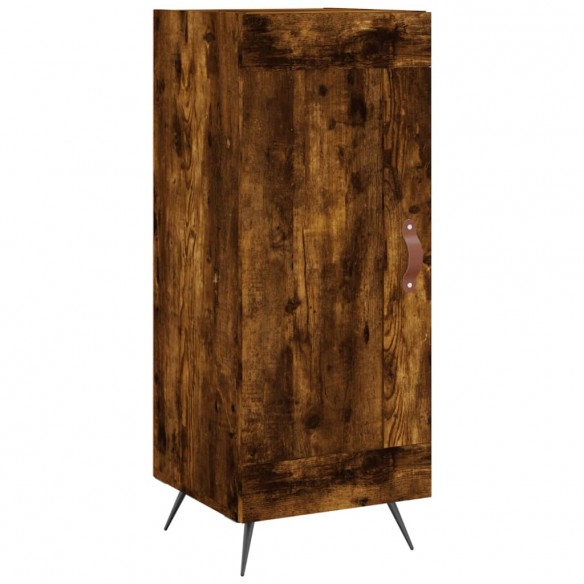 Buffet Chêne fumé 34,5x34x90 cm Bois d'ingénierie