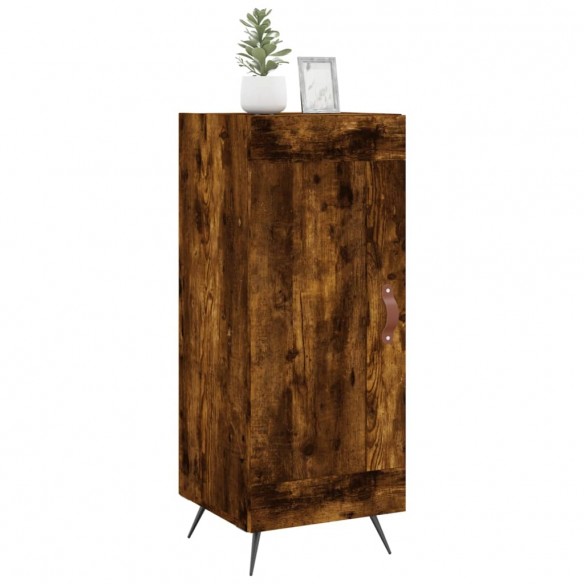 Buffet Chêne fumé 34,5x34x90 cm Bois d'ingénierie