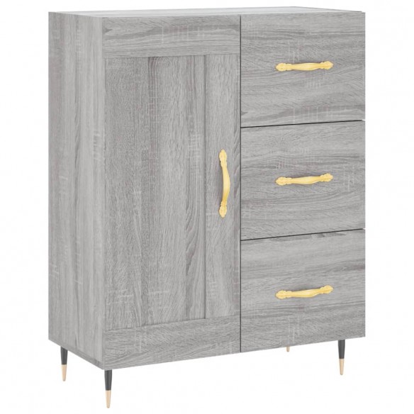 Buffet sonoma gris 69,5x34x90 cm bois d'ingénierie