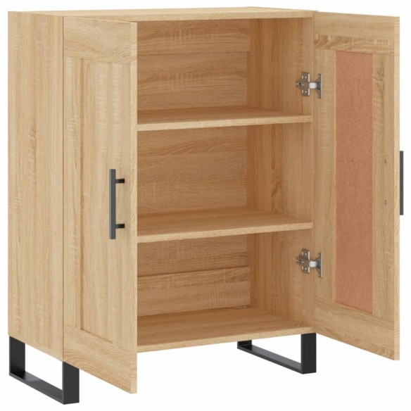 Buffet chêne sonoma 69,5x34x90 cm bois d'ingénierie