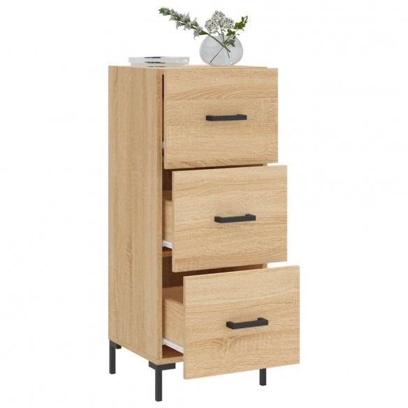 Buffet Chêne sonoma 34,5x34x90 cm Bois d'ingénierie