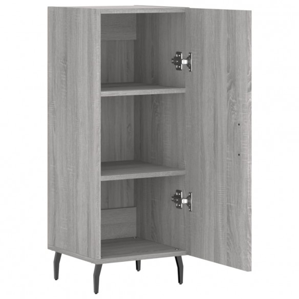 Buffet Sonoma gris 34,5x34x90 cm Bois d'ingénierie