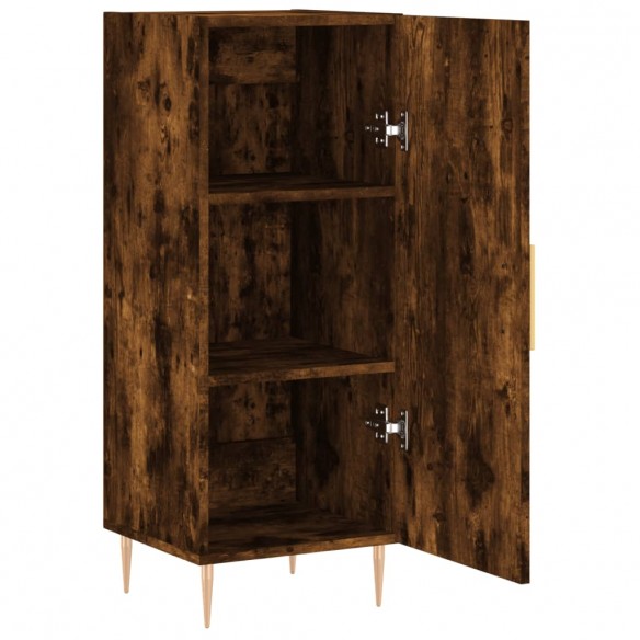 Buffet Chêne fumé 34,5x34x90 cm Bois d'ingénierie